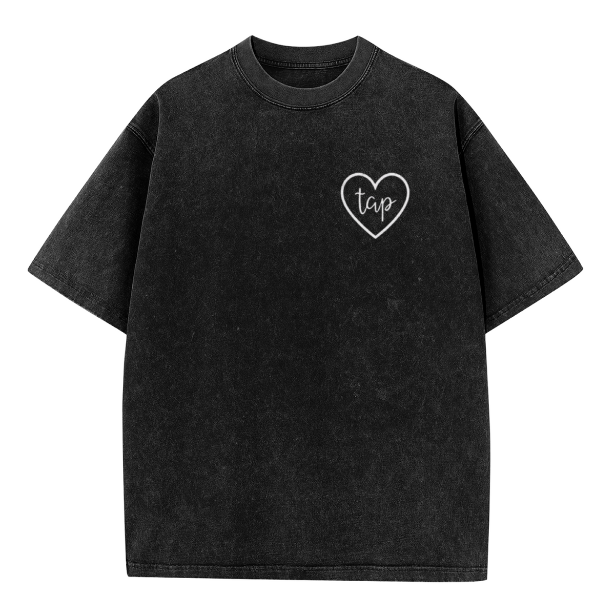 Unisex washed graphic T-shirt with Tap Dance themed design, product image