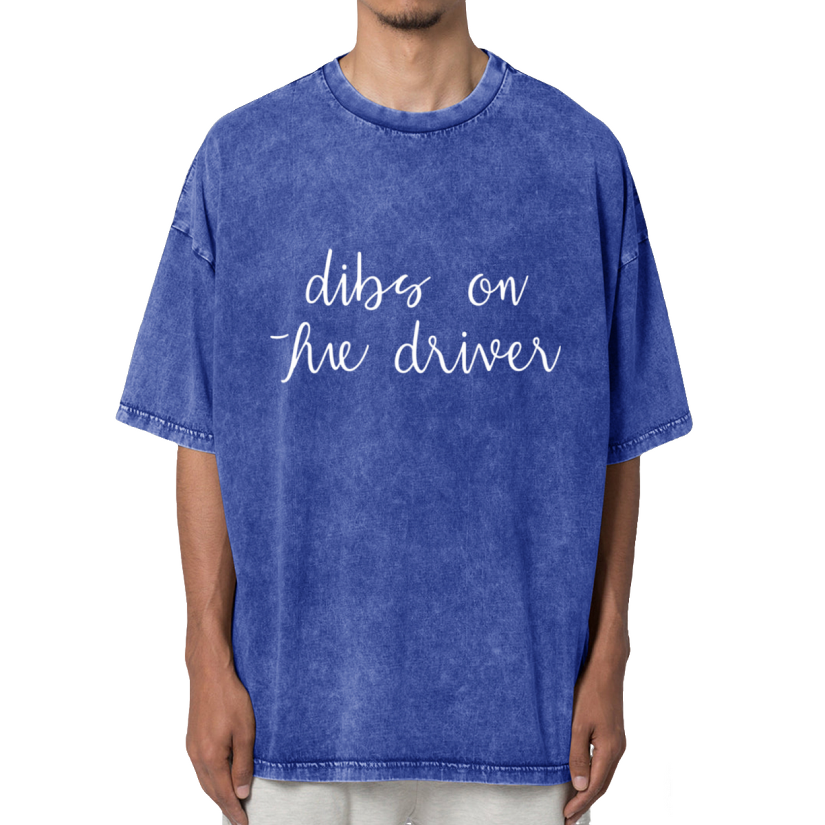 Dibs On The Driver Washed Graphic T-Shirt