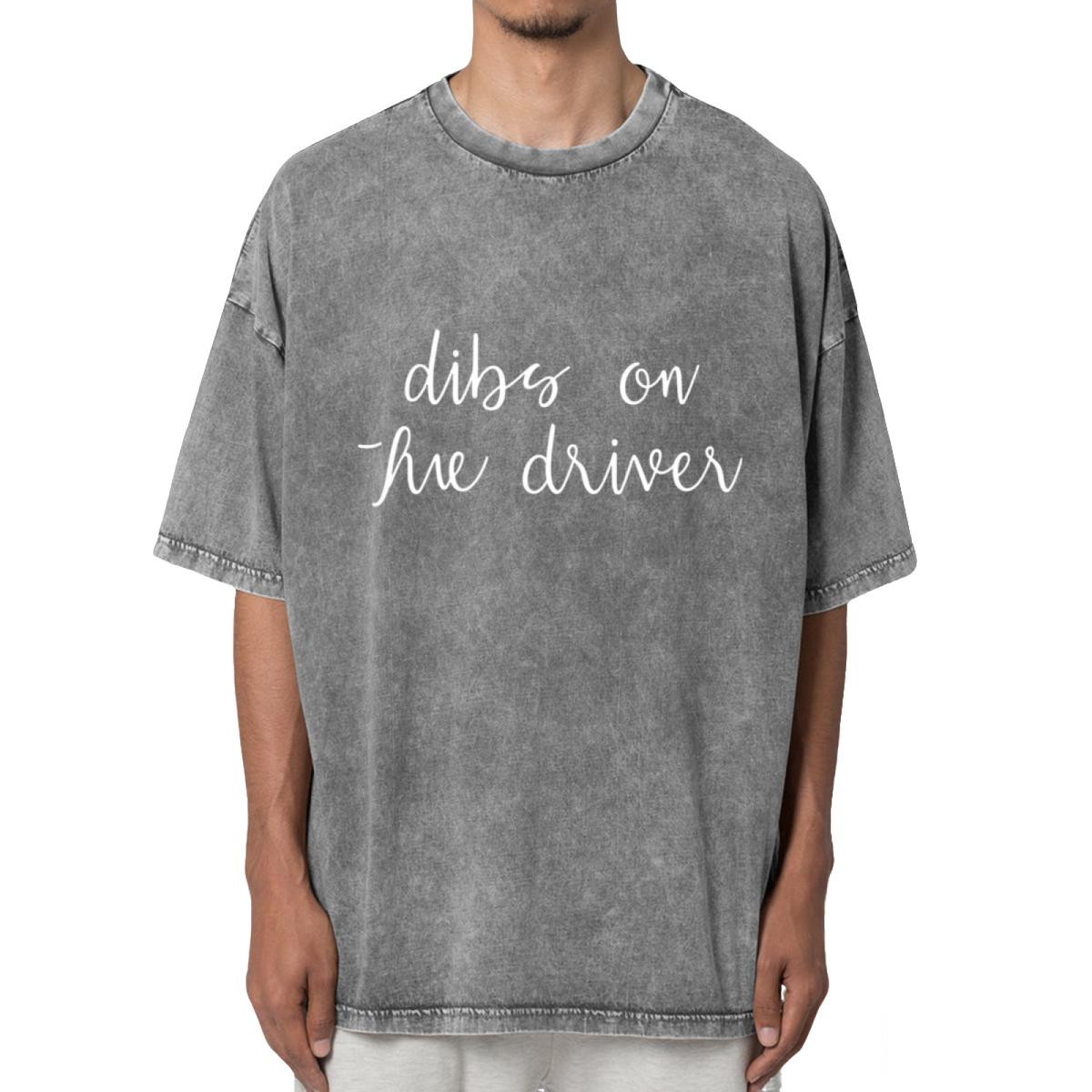Dibs On The Driver Washed Graphic T-Shirt