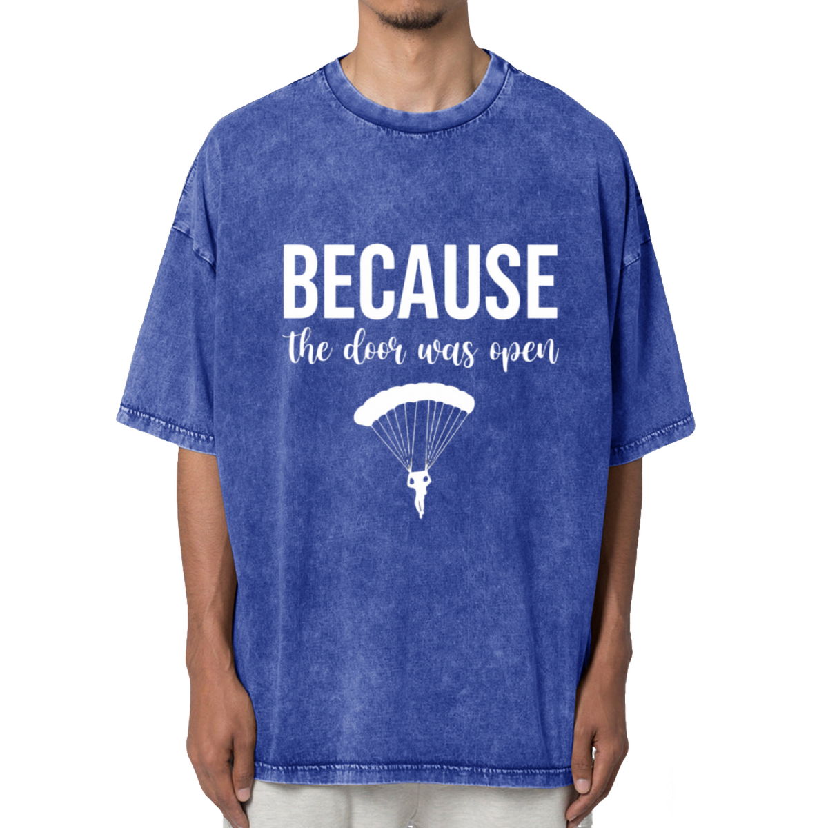 Because The Door Was Open Washed Graphic T-Shirt