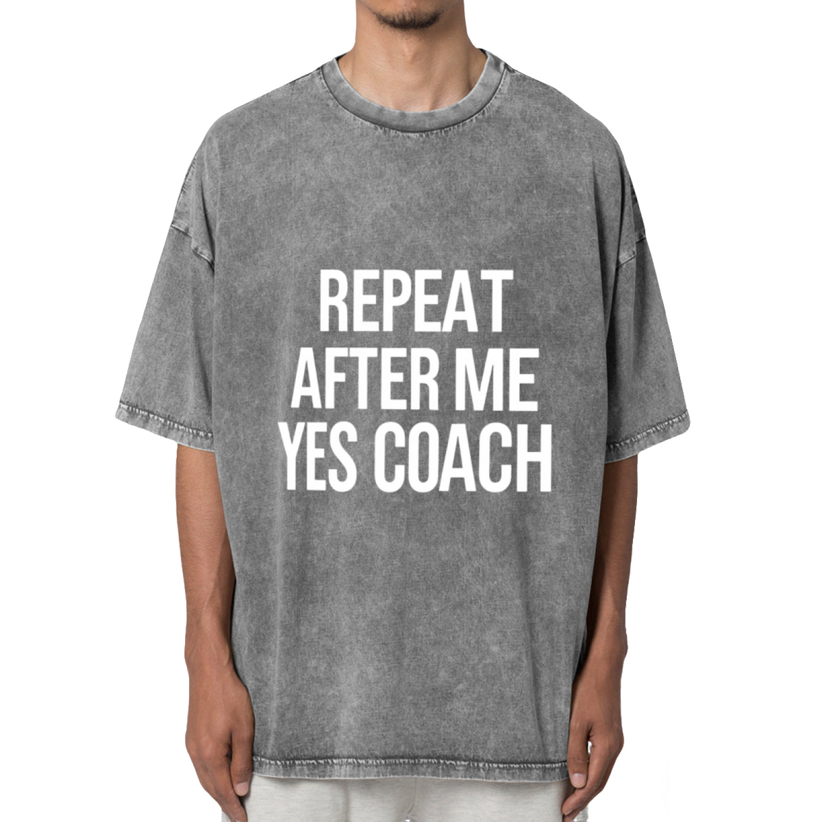 Repeat After Me Yes Coach! Unisex Shirt Washed Graphic T-Shirt