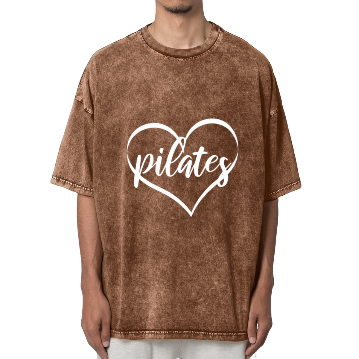 Pilates Washed Graphic T-Shirt