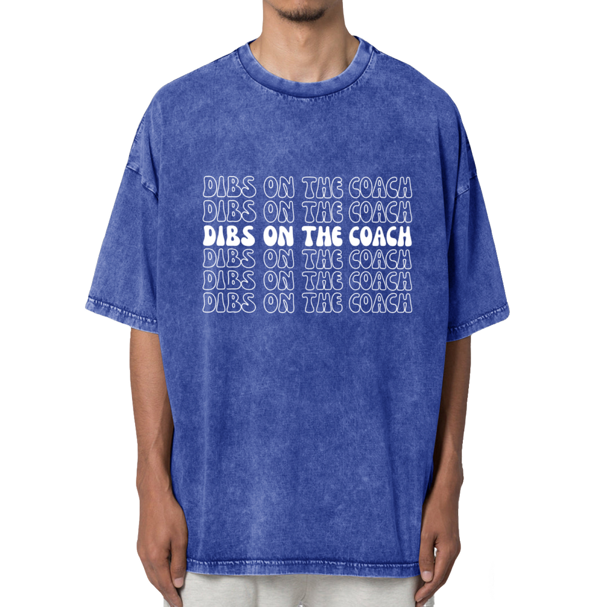 Dibs On The Coach Washed Graphic T-Shirt