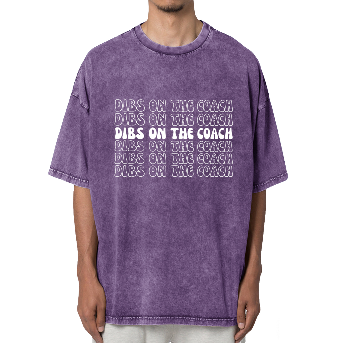 Dibs On The Coach Washed Graphic T-Shirt