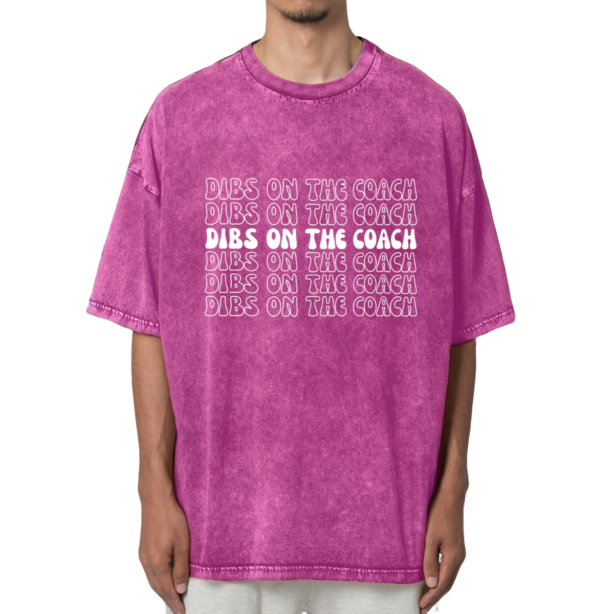 Dibs On The Coach Washed Graphic T-Shirt