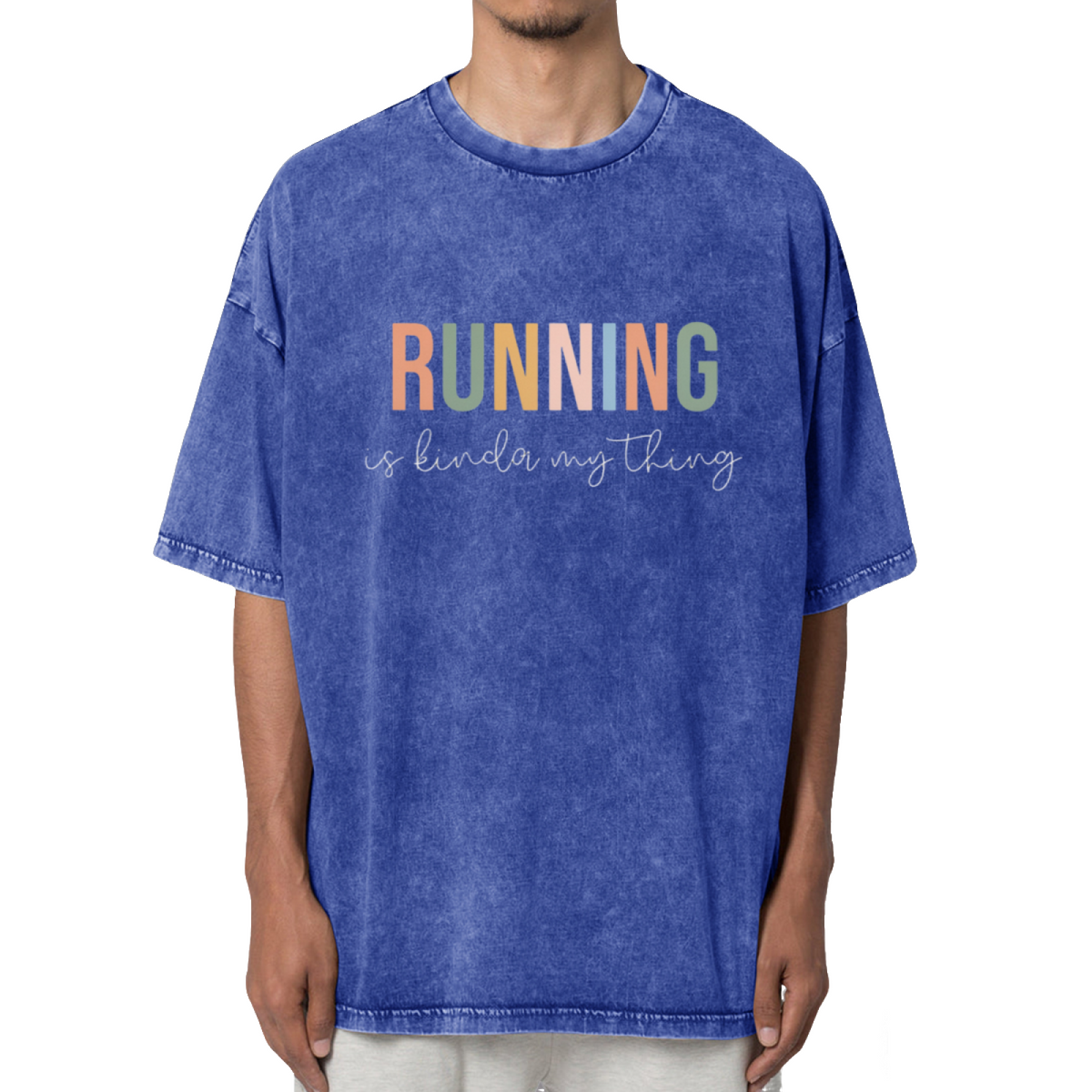 Running Is Kinda My Thing Washed Graphic T-Shirt
