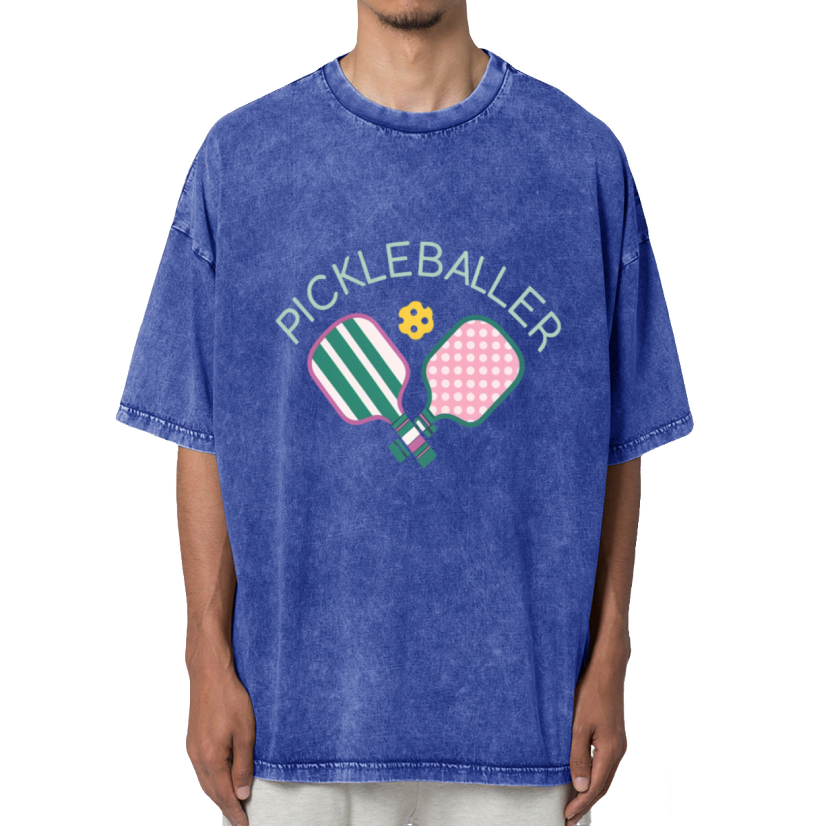 Pickleballer Washed Graphic T-Shirt