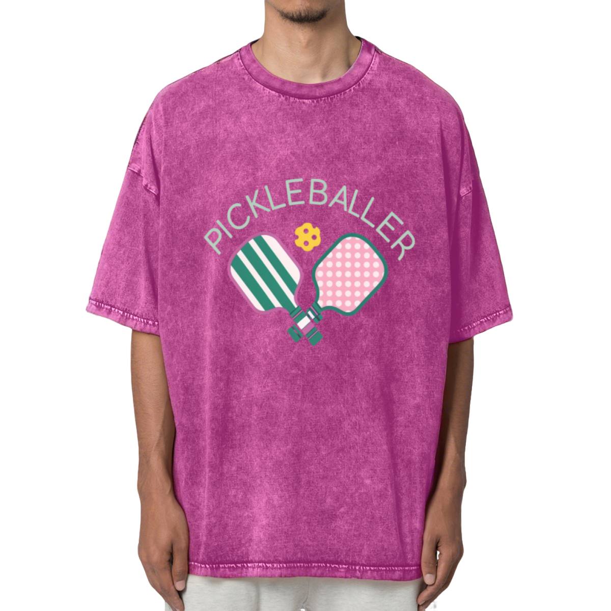 Pickleballer Washed Graphic T-Shirt
