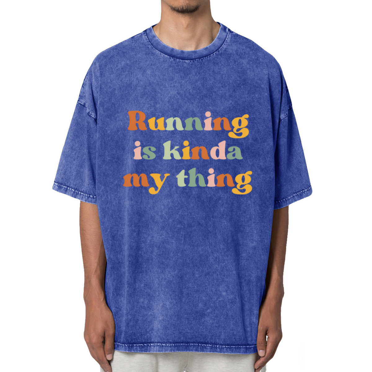 Running Is Kinda My Thing Runner Washed Graphic T-Shirt