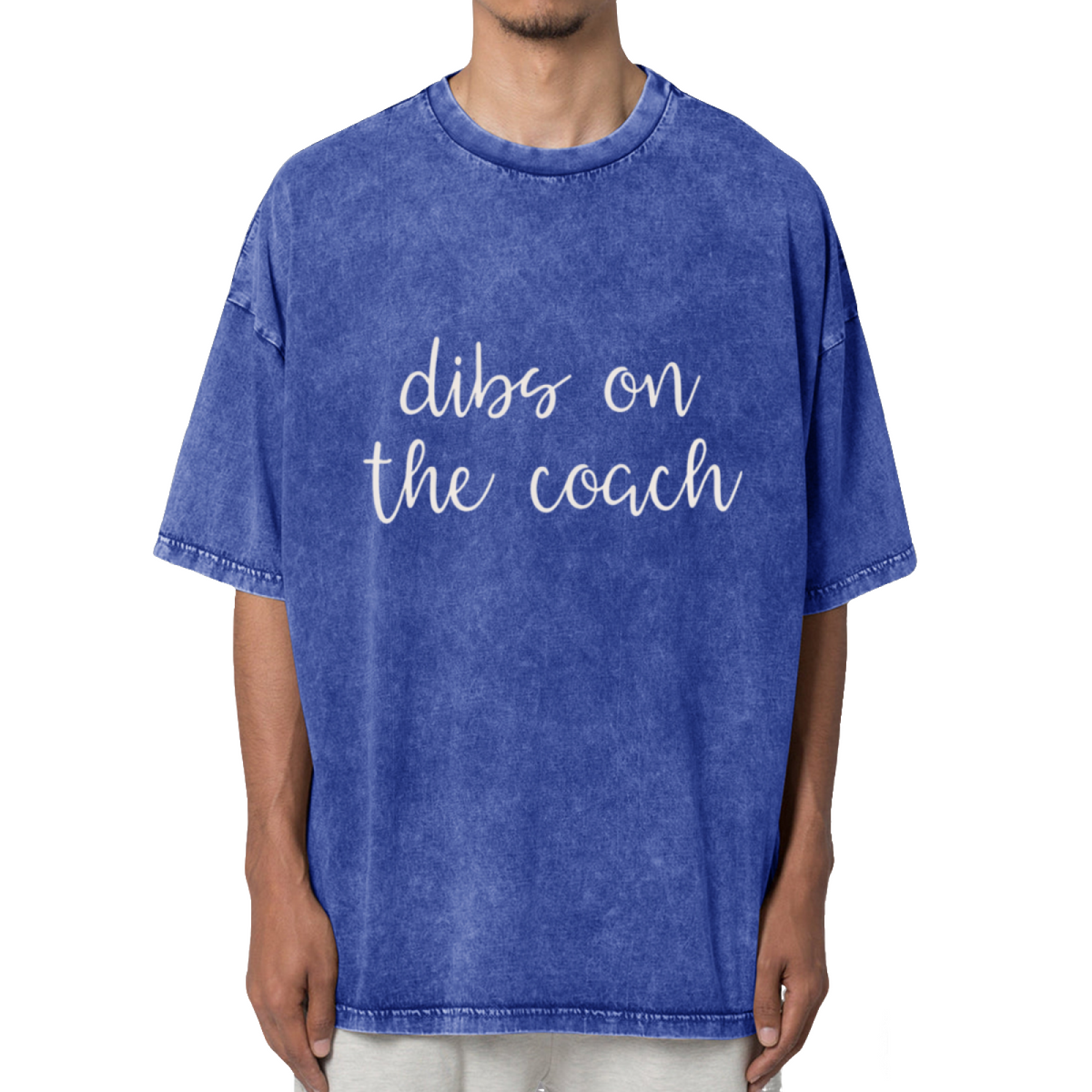 Dibs On The Coach Coach Wife Washed Graphic T-Shirt