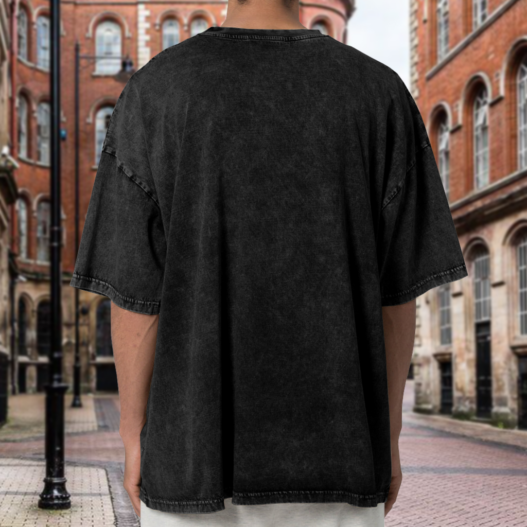 Unisex washed graphic T-shirt with Playing Softball And Petting All The Dogs themed design, product image