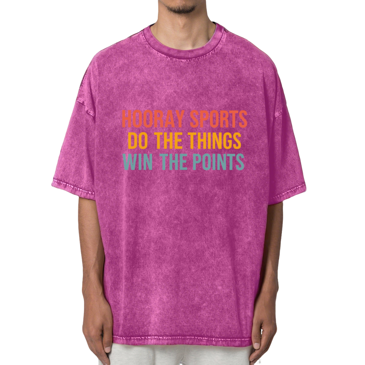 Hooray Sports Win The Points Washed Graphic T-Shirt