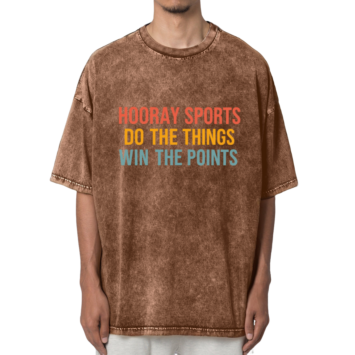 Hooray Sports Win The Points Washed Graphic T-Shirt