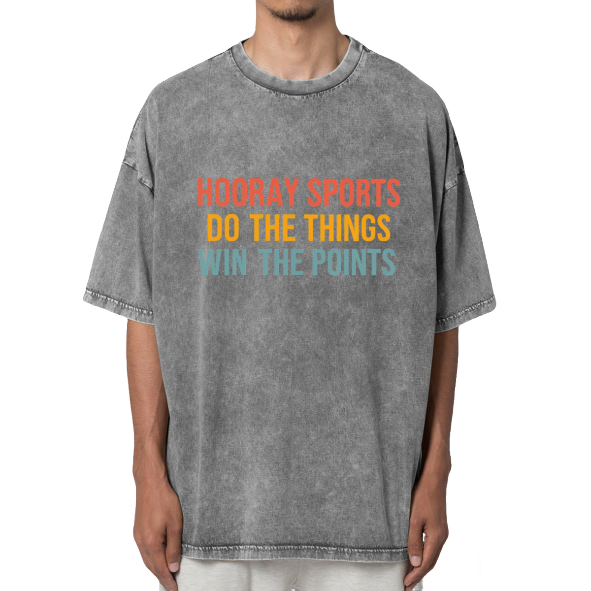 Hooray Sports Win The Points Washed Graphic T-Shirt