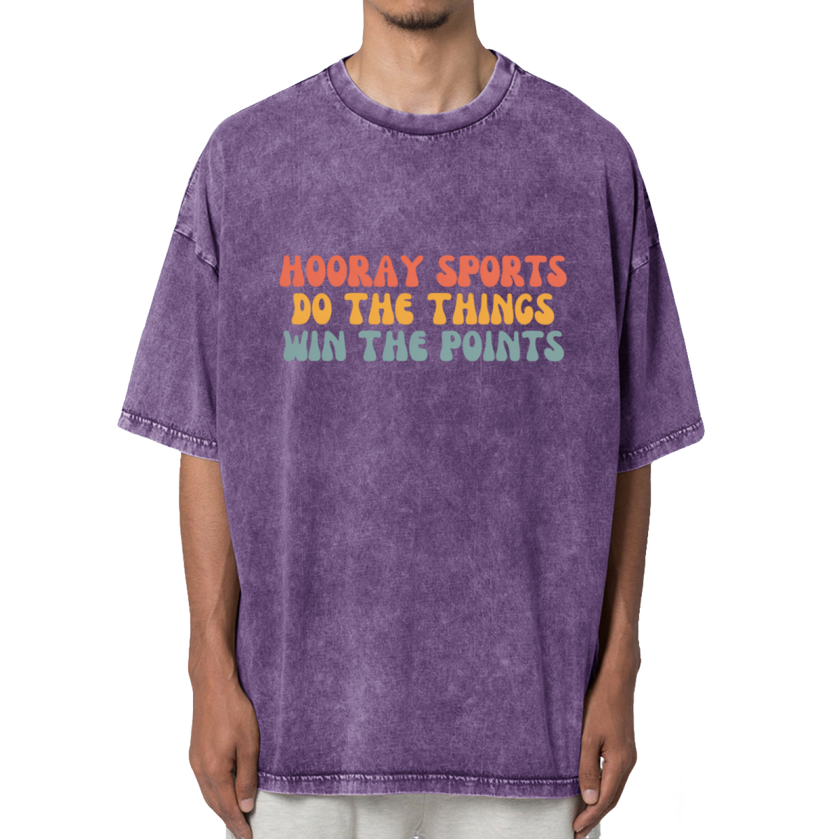 Hooray Sports Do The Things Win The Washed Graphic T-Shirt