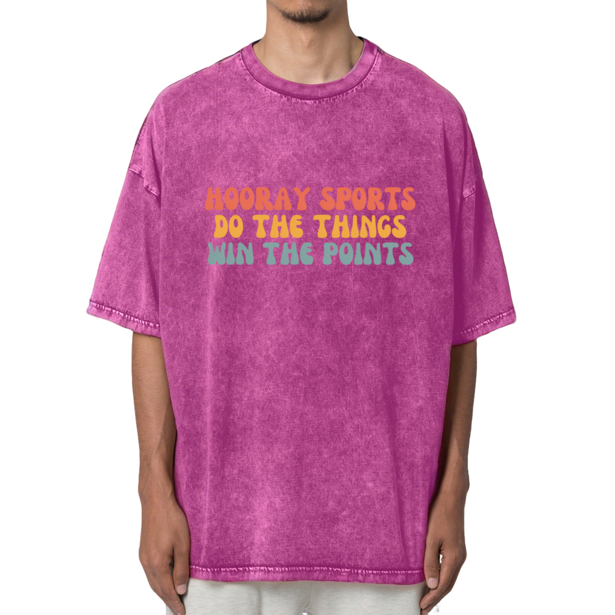 Hooray Sports Do The Things Win The Washed Graphic T-Shirt