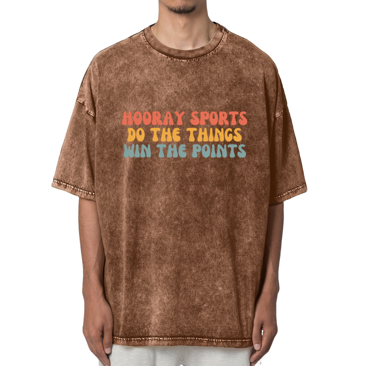 Hooray Sports Do The Things Win The Washed Graphic T-Shirt