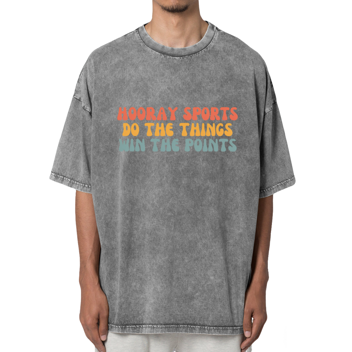 Hooray Sports Do The Things Win The Washed Graphic T-Shirt