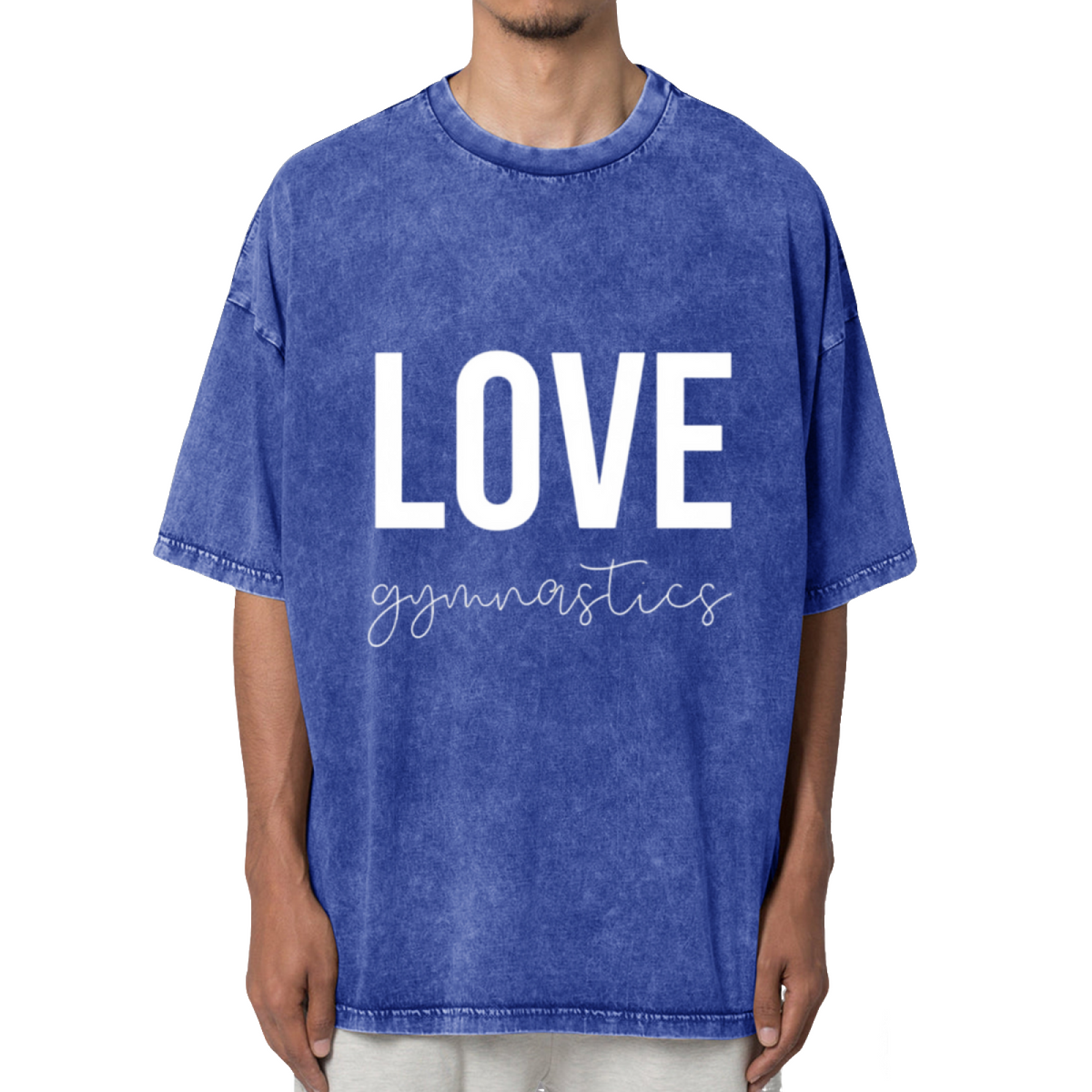 Love Gymnastics Shirt Gymnastics Coach Washed Graphic T-Shirt