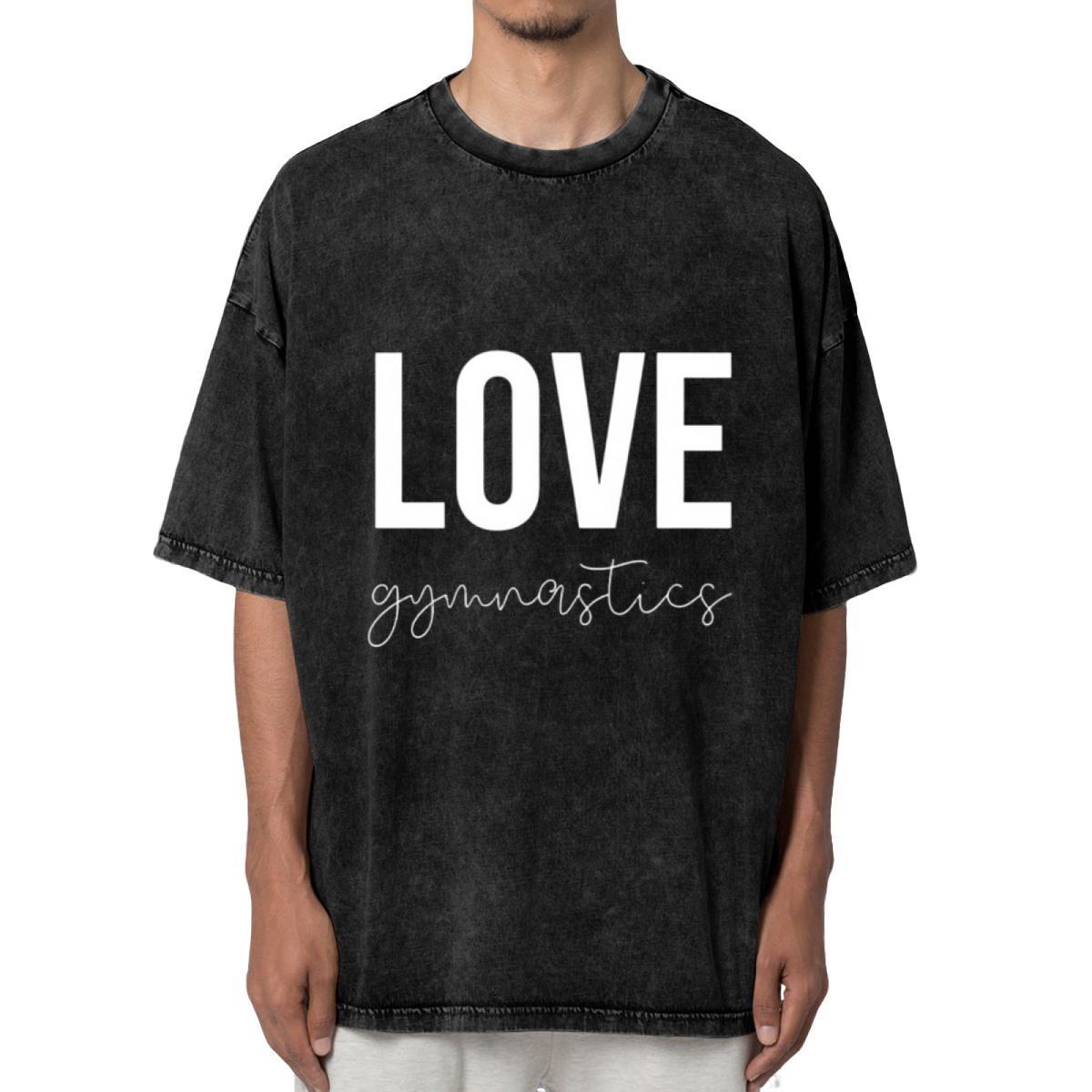 Unisex washed graphic T-shirt with Love Gymnastics Shirt Gymnastics Coach Gymnast Gift Gift For Gymnast Gymnastics Gift Gymnastics Teacher Dancer Shirt Gymnast themed design, 