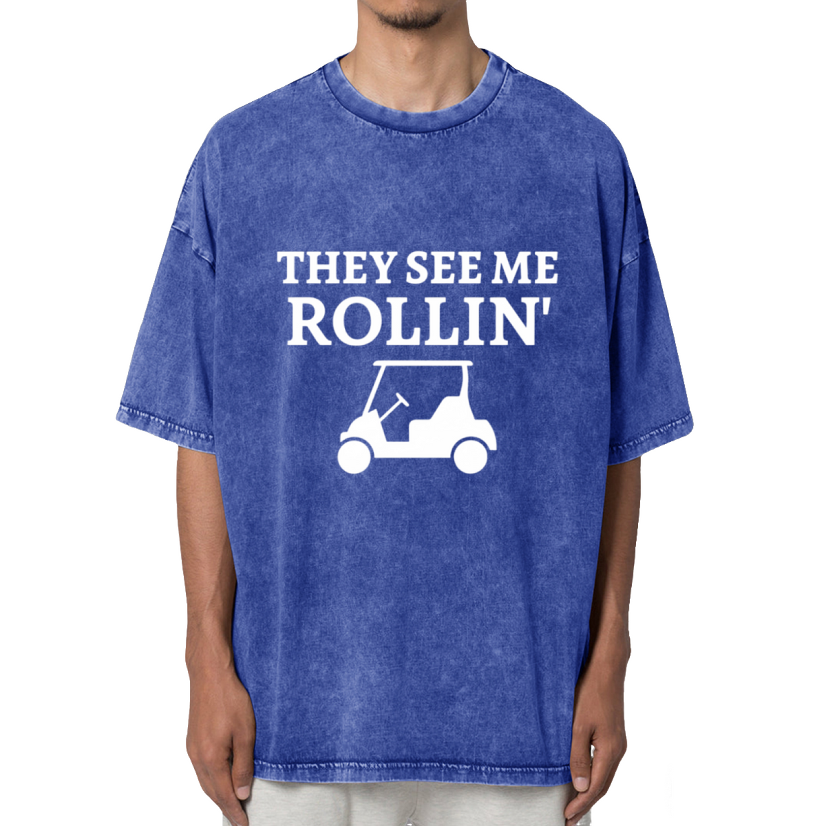 They See Me Rollin Washed Graphic T-Shirt