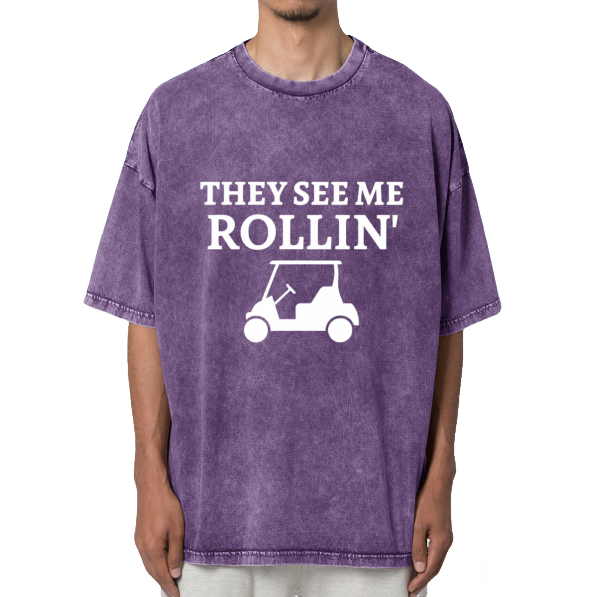 They See Me Rollin Washed Graphic T-Shirt