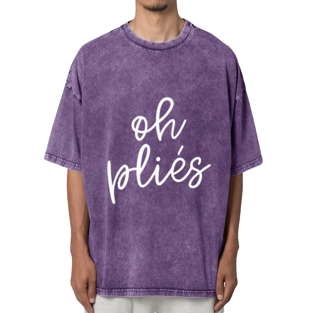 Oh Plies Shirt Oh Plies Gift Ballet Shirt Washed Graphic T-Shirt