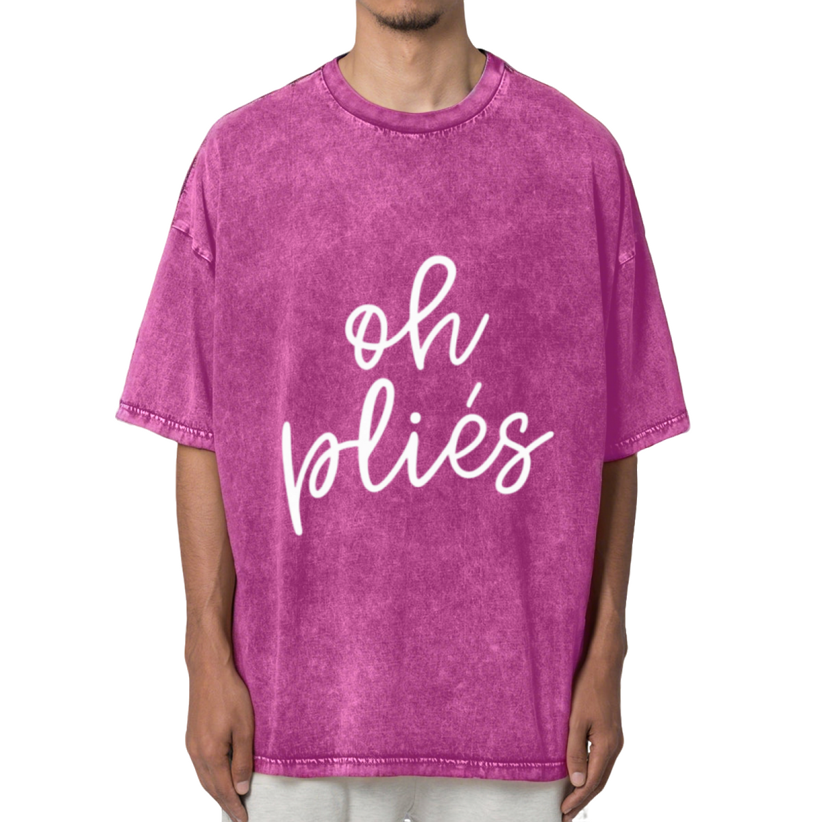 Oh Plies Shirt Oh Plies Gift Ballet Shirt Washed Graphic T-Shirt