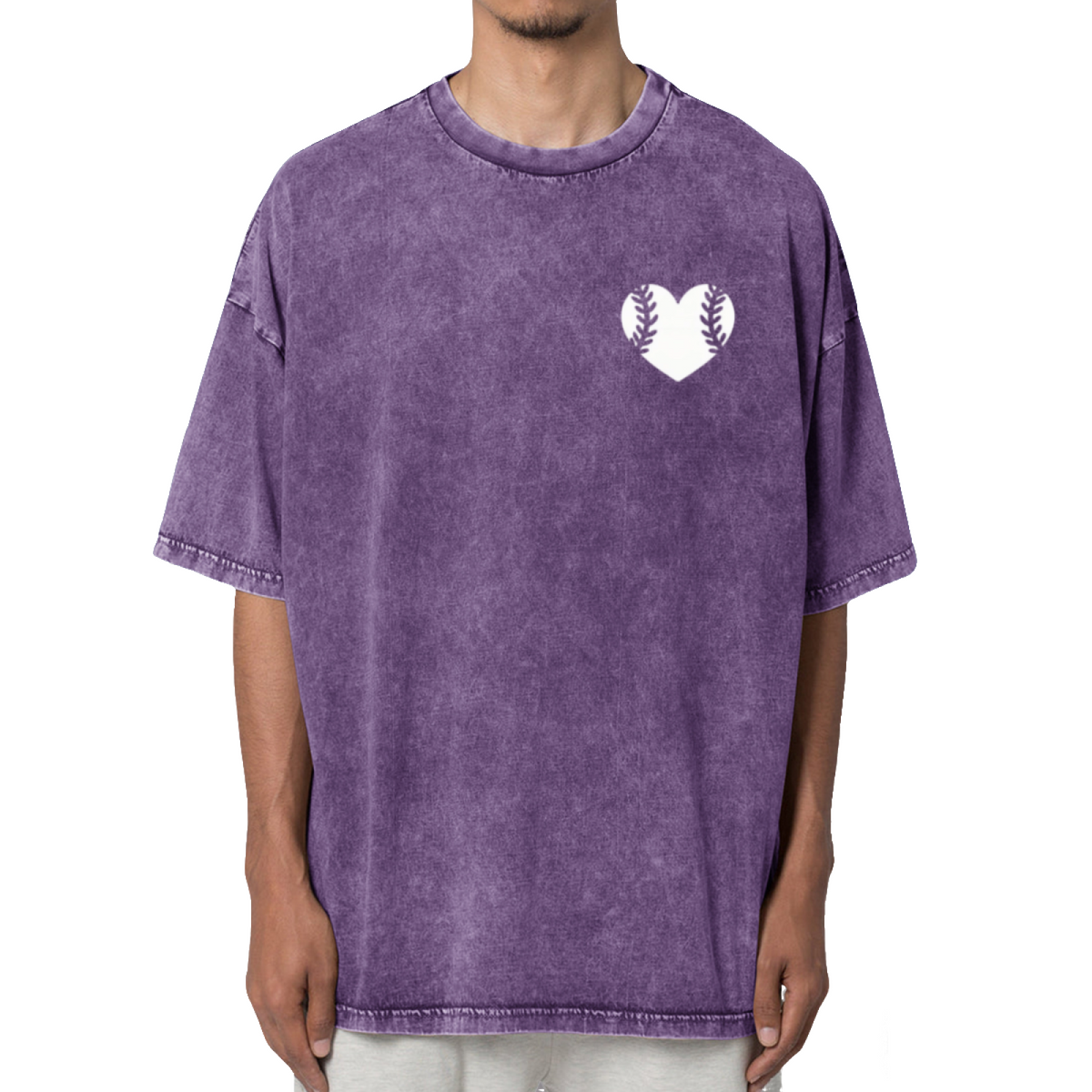 Baseball Washed Graphic T-Shirt