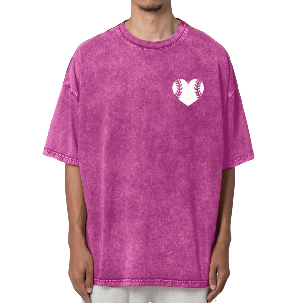 Baseball Washed Graphic T-Shirt