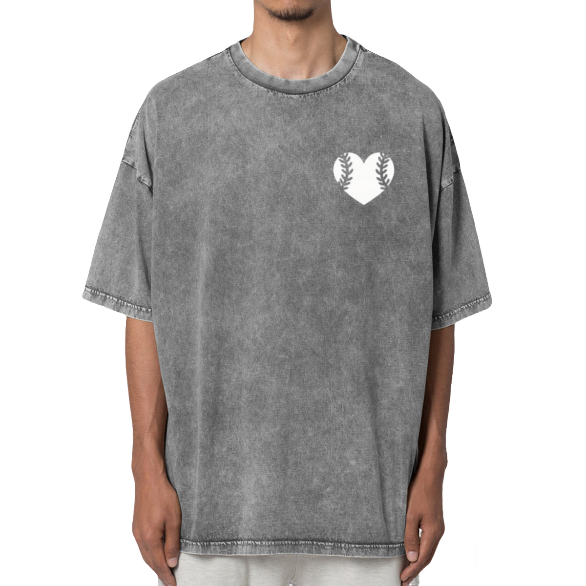 Baseball Washed Graphic T-Shirt