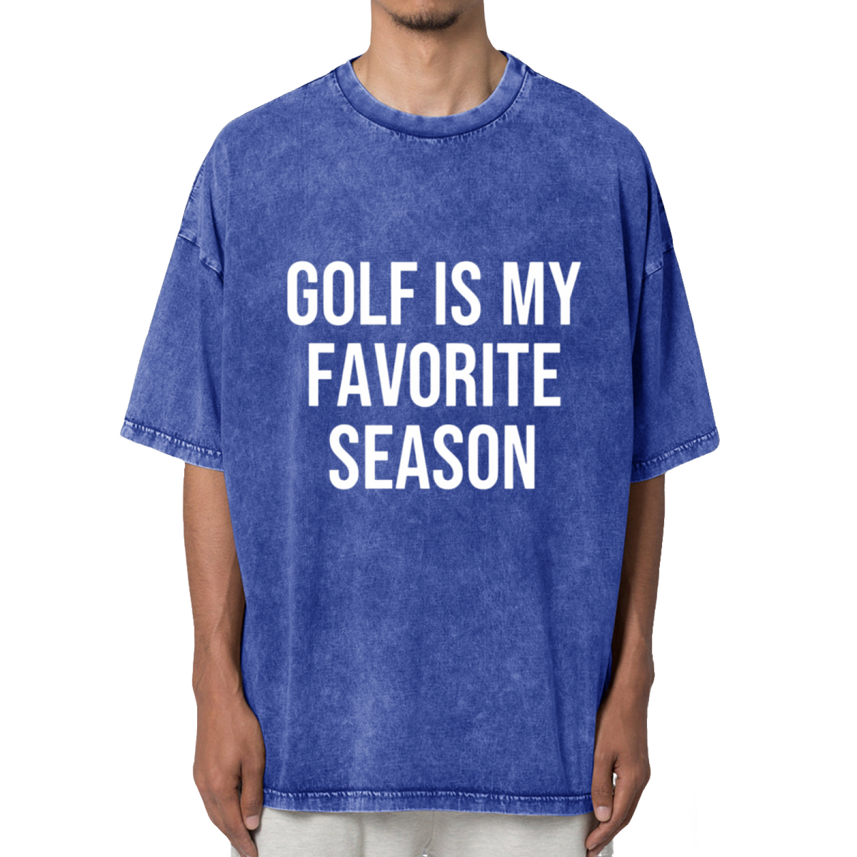 Golf Is My Favorite Season Golf Shirts Washed Graphic T-Shirt
