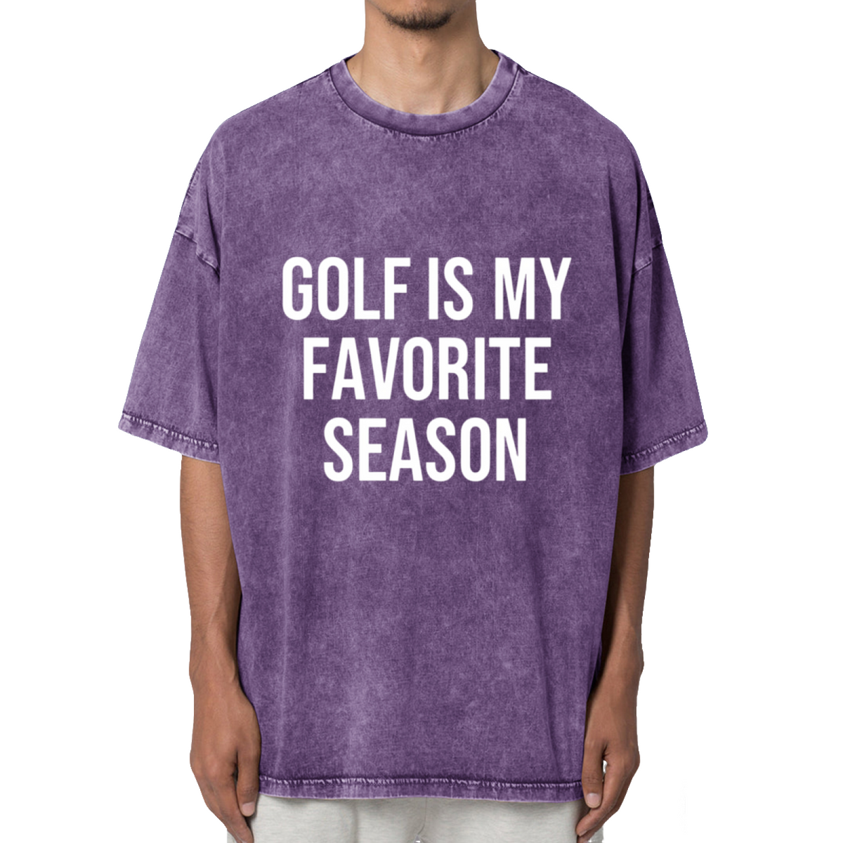 Golf Is My Favorite Season Golf Shirts Washed Graphic T-Shirt