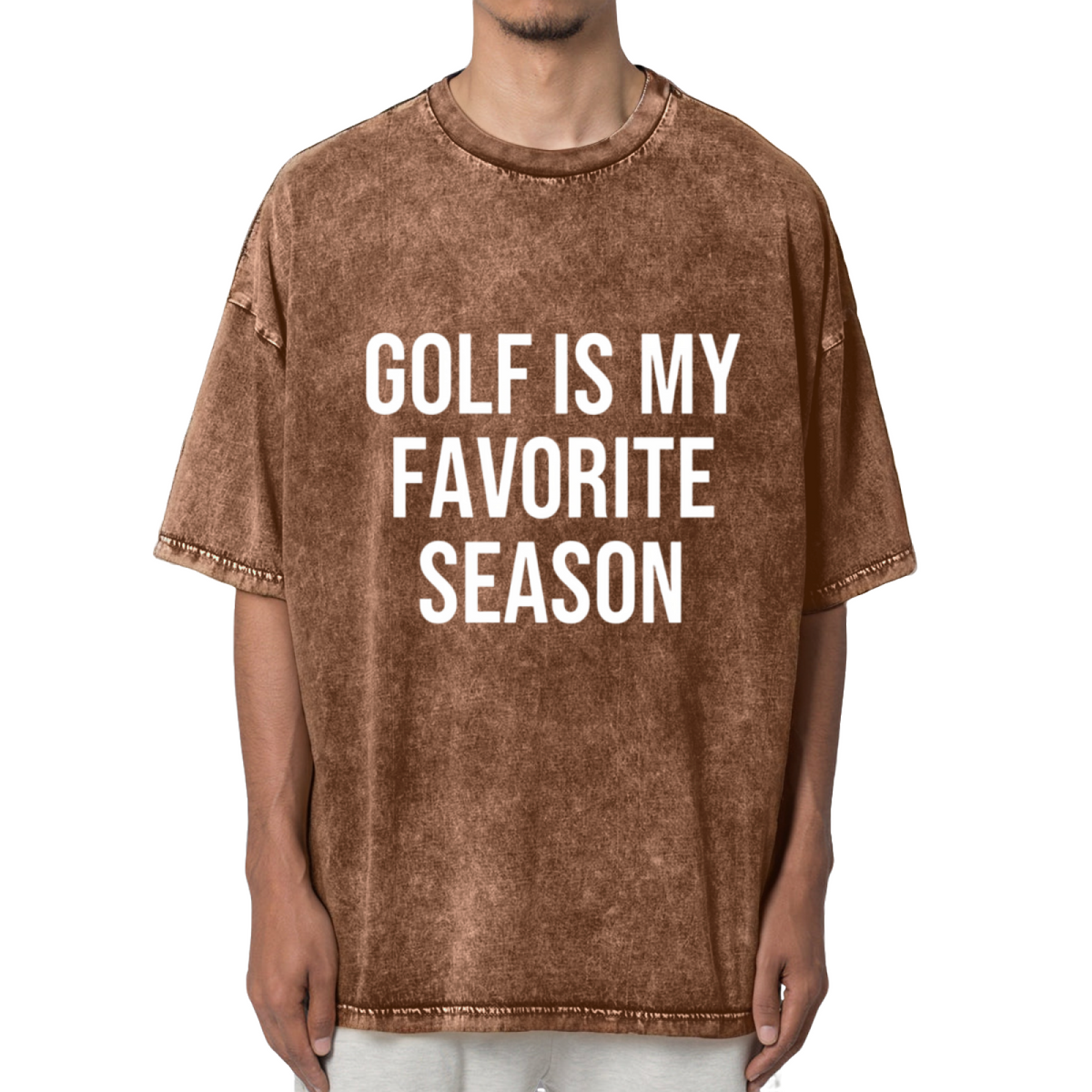 Golf Is My Favorite Season Golf Shirts Washed Graphic T-Shirt