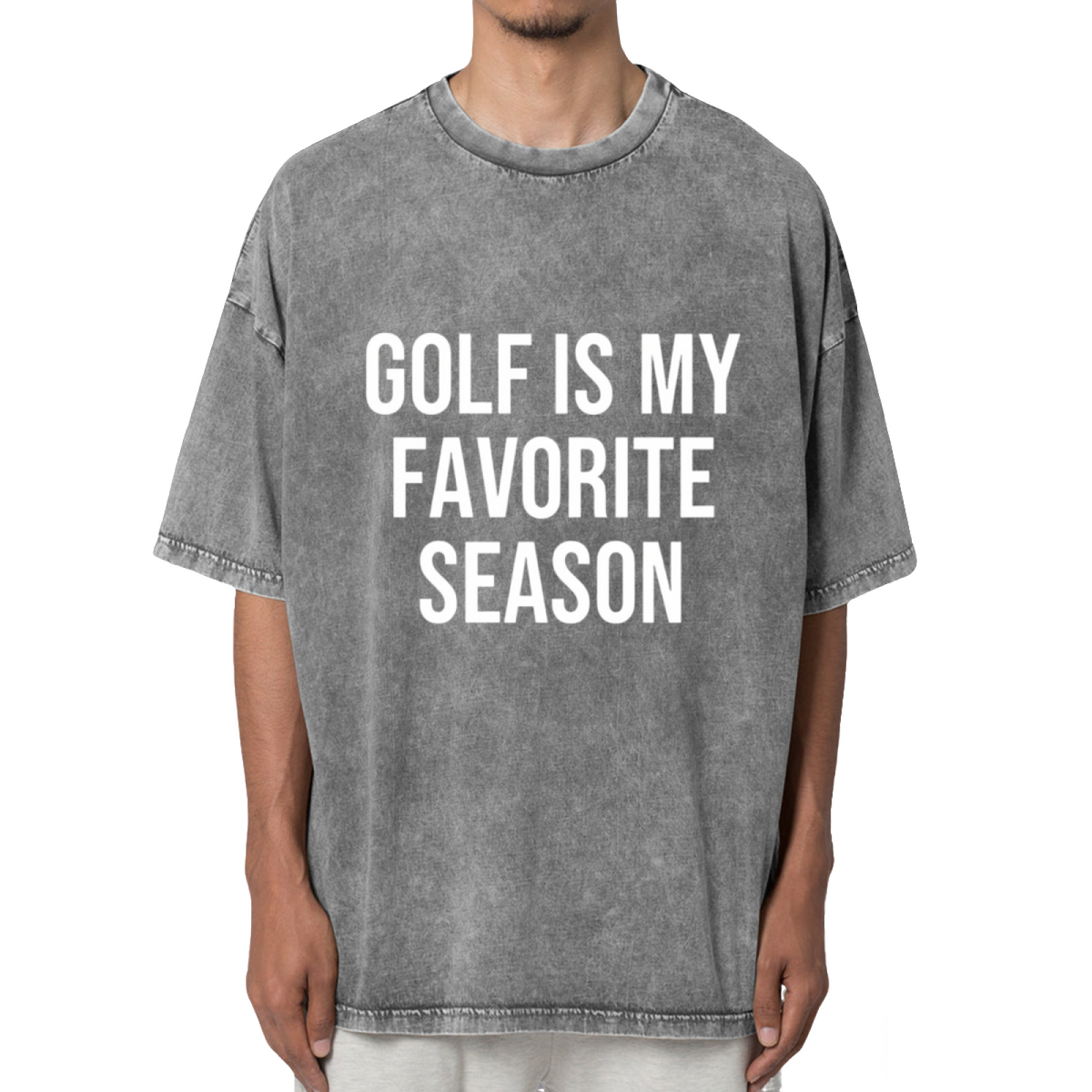 Golf Is My Favorite Season Golf Shirts Washed Graphic T-Shirt