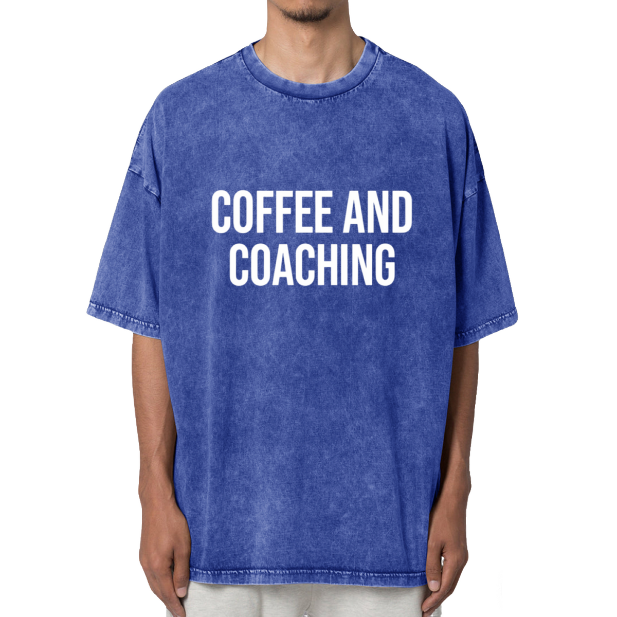 Coffee And Coaching Washed Graphic T-Shirt
