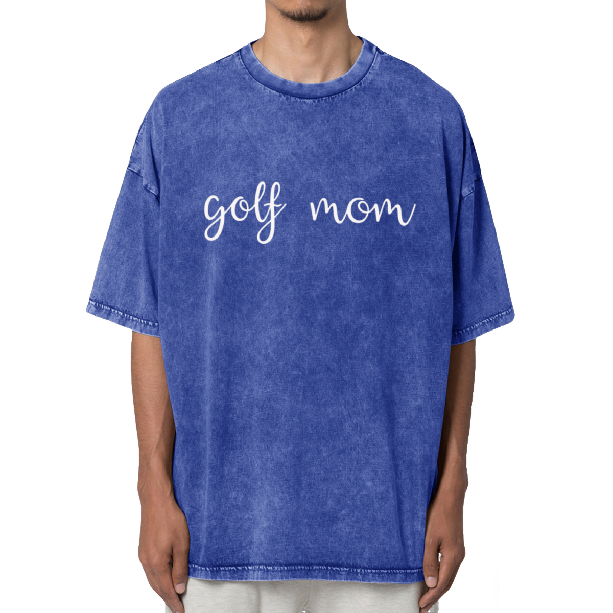 Golf Mom Washed Graphic T-Shirt