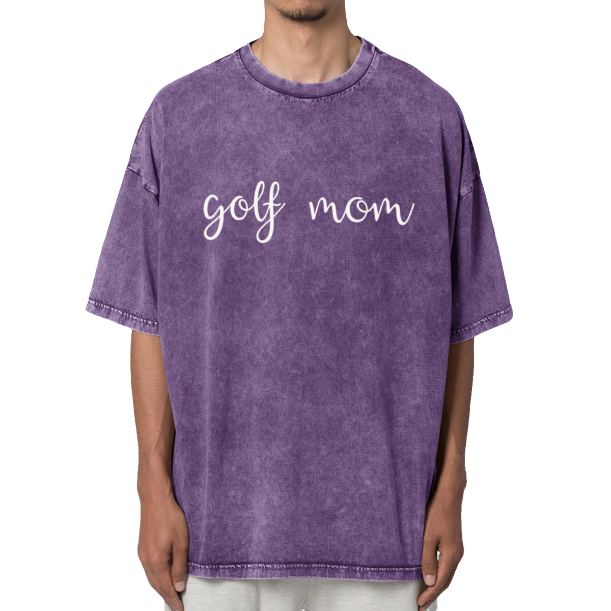 Golf Mom Washed Graphic T-Shirt