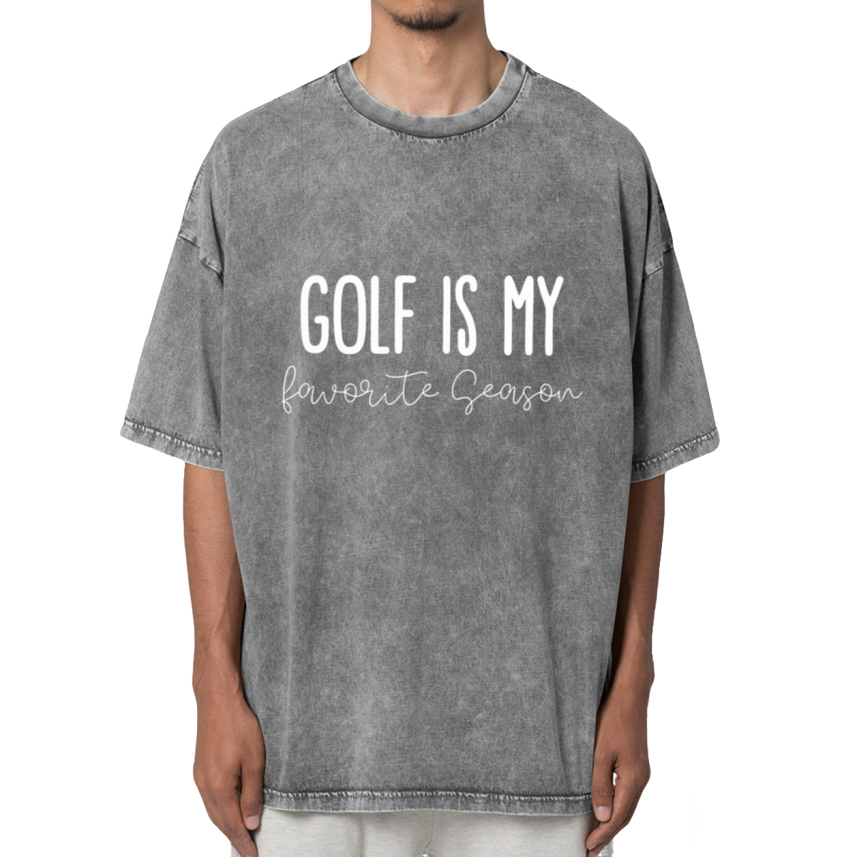 Golf Is My Favorite Season Washed Graphic T-Shirt