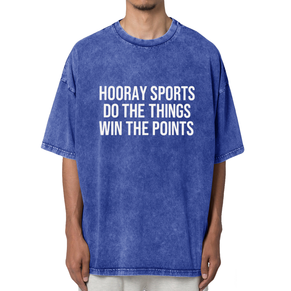 Hooray Sports Do The Things Win The Points Washed Graphic T-Shirt