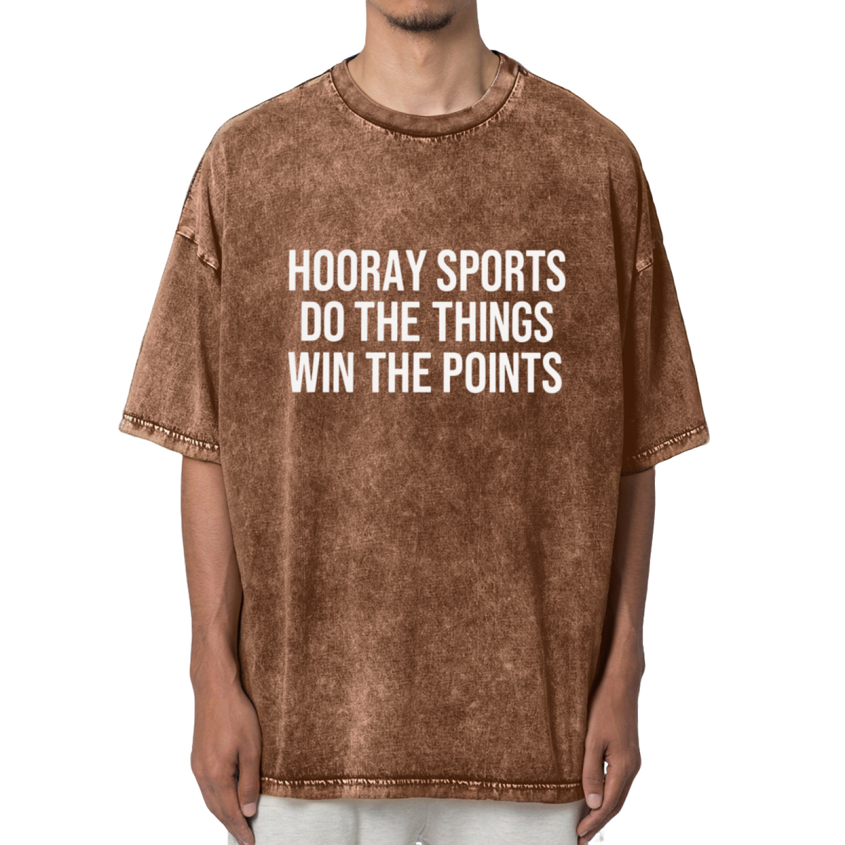 Hooray Sports Do The Things Win The Points Washed Graphic T-Shirt
