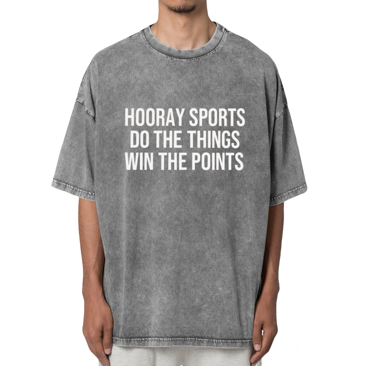 Hooray Sports Do The Things Win The Points Washed Graphic T-Shirt