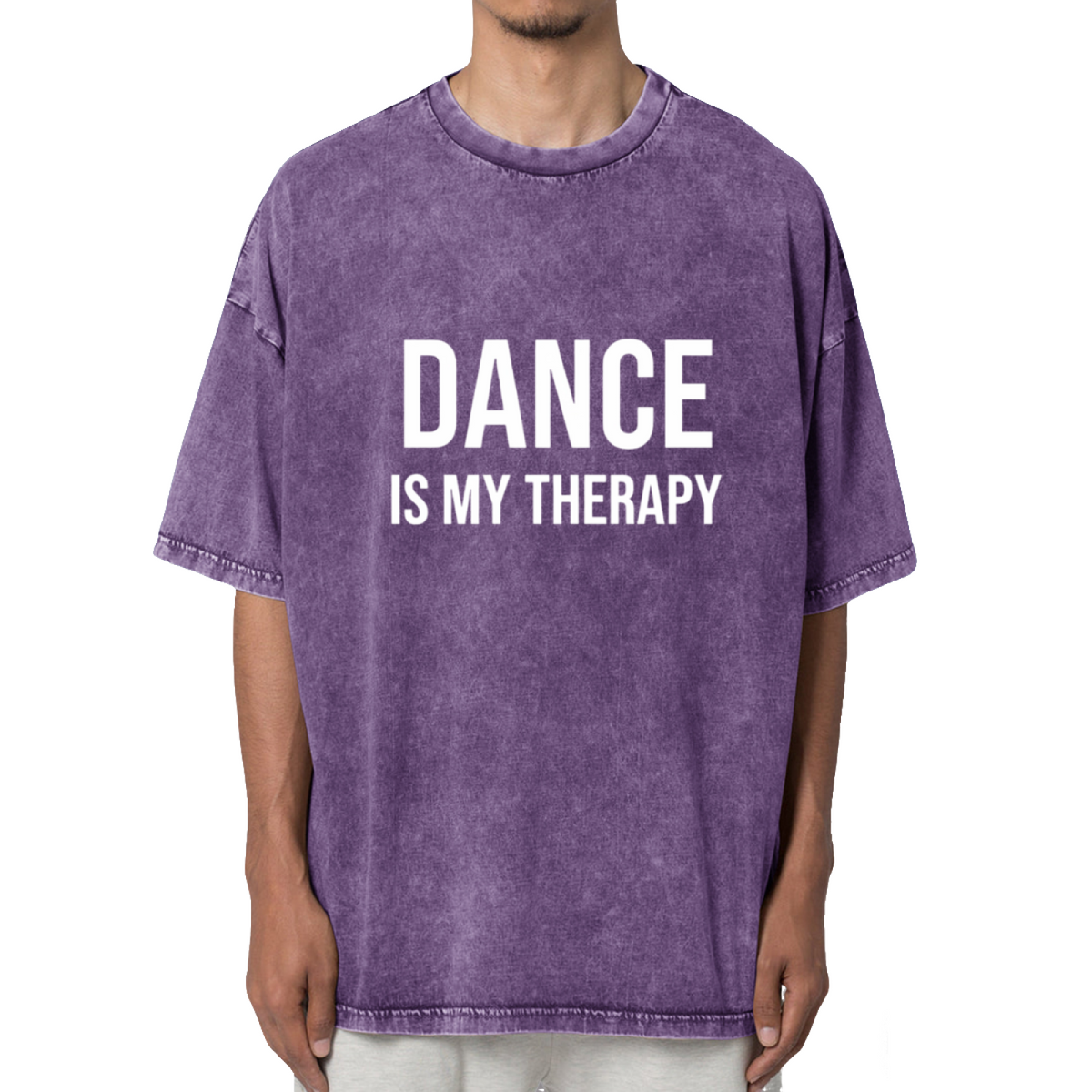 Dance Is My Therapy Washed Graphic T-Shirt