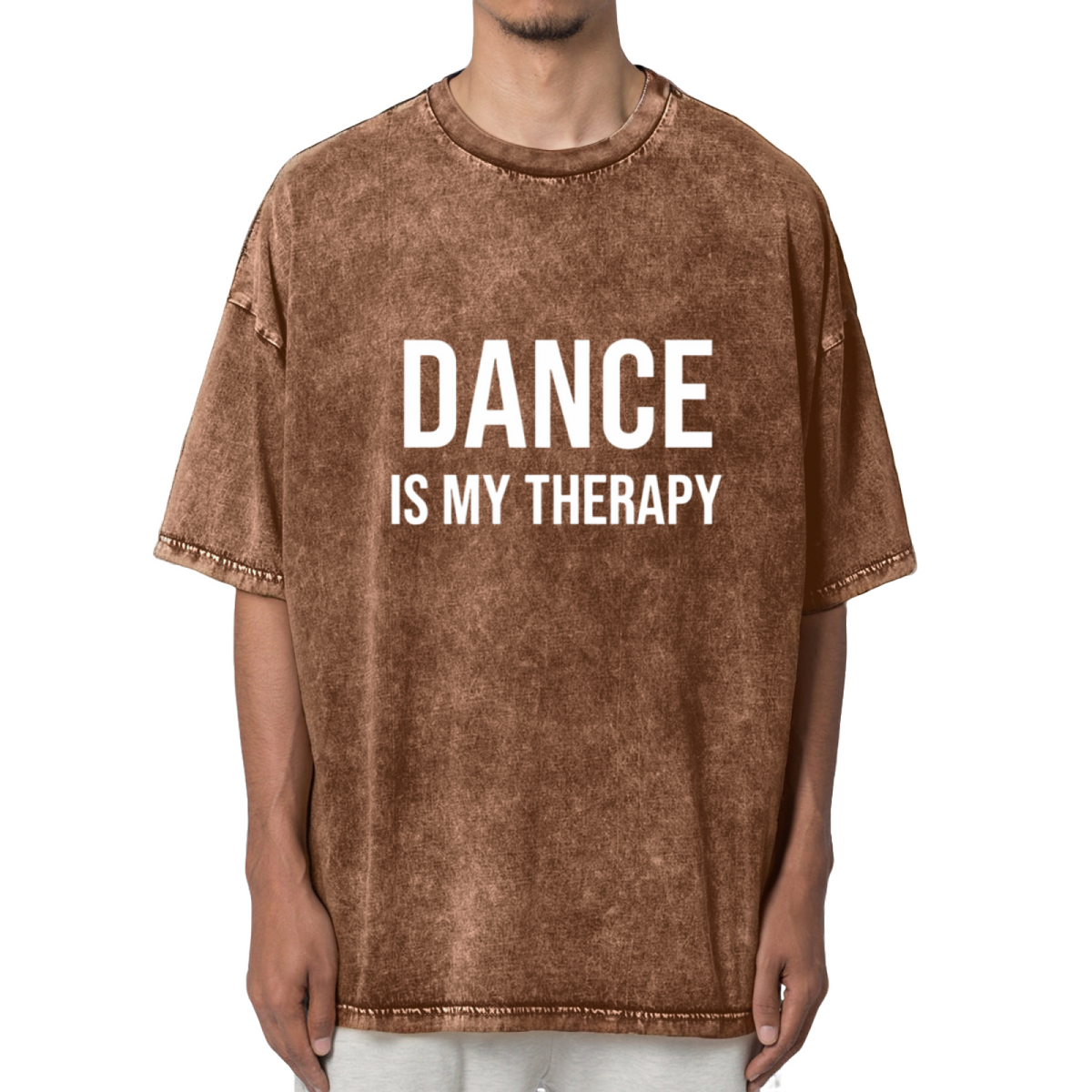 Dance Is My Therapy Washed Graphic T-Shirt