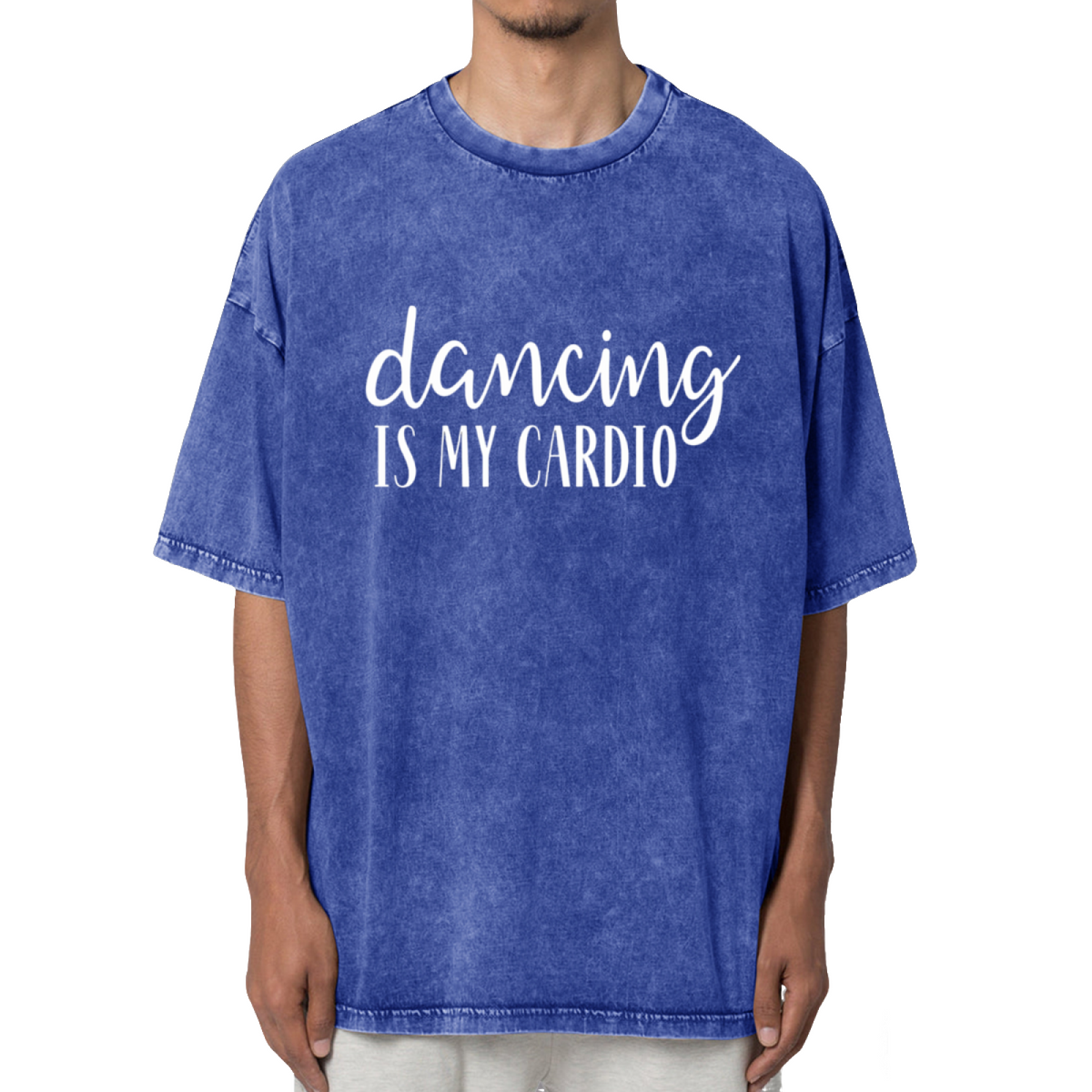 Dancing Is My Cardio Tshirt Dancing Washed Graphic T-Shirt