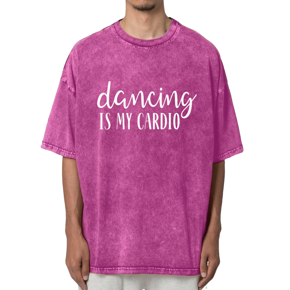 Dancing Is My Cardio Tshirt Dancing Washed Graphic T-Shirt